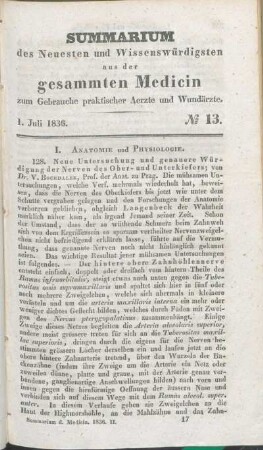 1. Juli. 1836. No 13.