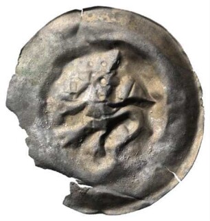 Fundmünze, Hohlpfennig, 1253 - 1278