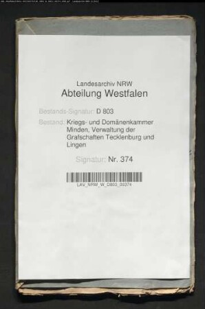 Beabsichtigte Anlegung einer Bock- und Ölmühle von dem Kolonen Determeyer zu Alstedde, Kirchspiels Ibbenbüren