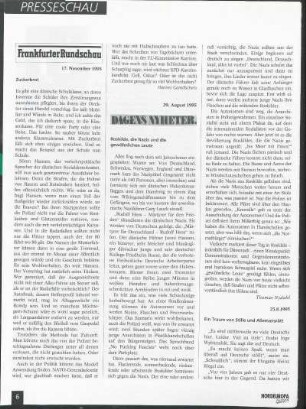 Presseschau
