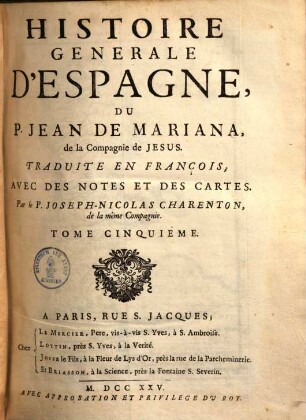 Histoire générale d'Espagne, 5