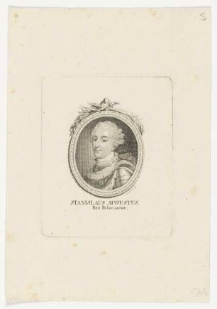 Bildnis des Stanislaus Augustus, Rex Poloniarum