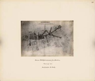 Durchbruch der Kaiser-Wilhelm-Straße, Berlin: Lageplan
