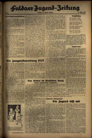 Zweite Ausgabe vom Mittwoch, den 10. März 1937.