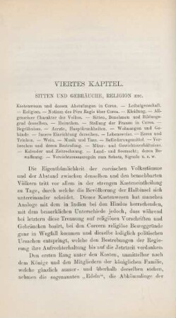 Viertes Kapitel. Sitten und Gebräuche, Religion etc.