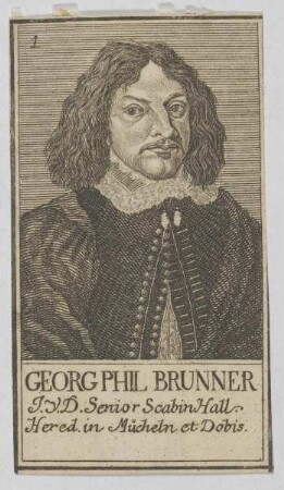 Bildnis des Georg Phil. Brunner