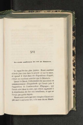XVI La vraie maitresse du roi de Navarre.