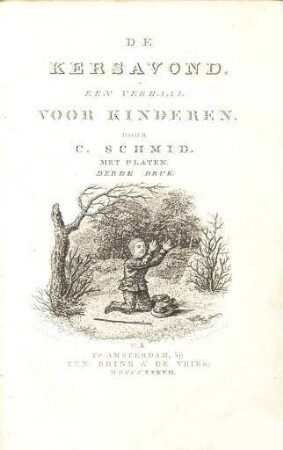 De kersavond : een verhaal voor kindere ; met platen