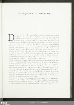 Klassizismus Und Romantik