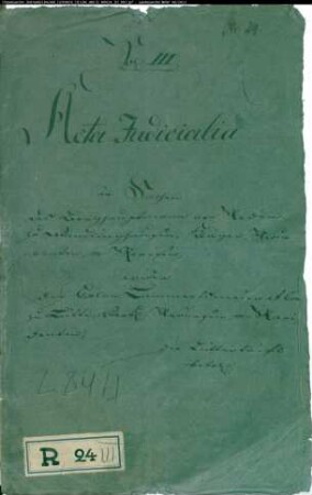 von Reden, Berghauptmann zu Wendlinghausen gegen Lammertsmeier (Lammersmeier) u. Kons. in Lütte - Triftgerechtigkeit