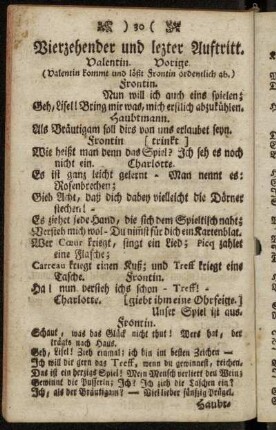 Vierzehender und letzter Auftritt.