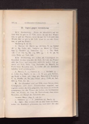 25. Segen gegen Ansteckung.