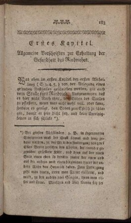 Erstes Kapitel. - Viertes Kapitel.