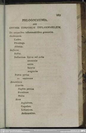 Philogochymia seu Chymia Corporum Inflammabilium