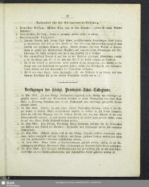 Aufgaben für die Abiturienten-Prüfung