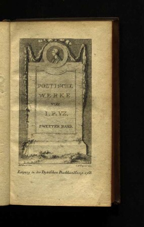 Leipzig in der Dykischen Buchhandlung 1768.
