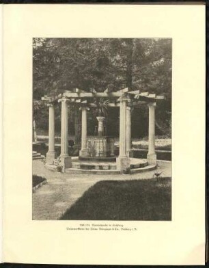 Abb. 170. Thermalquelle in Sulzburg. Betonwerksteine der Firma Brenzinger & Cie., Freiburg i. B.