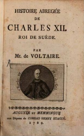 Histoire Abregée De Charles XII. Roi De Suéde