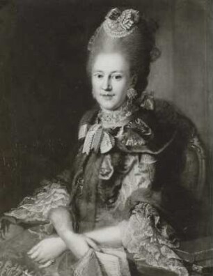 Bildnis der Sophie, Freifrau von Fritsch, geb. Haeseler
