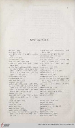 Wortregister