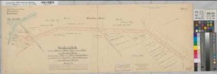 Ems Kanalisierung Blatt 16a Grunderwerbskarte Strecke Dörpen Ableitung des Ahlener Siels 1893 1 : 2000 36 x 101 kol. Zeichnung A. Franke, Wasserbauinspektor Wasser- und Schiffahrtsdirektion Münster