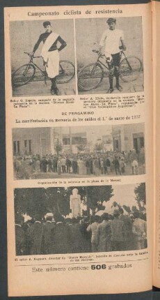 Campeonato ciclista de resistencia - [Ilustración]