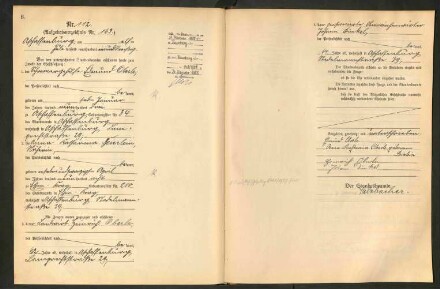 Standesamtsbuch der Stadt Aschaffenburg: Eheschließungen 252/1930 - 130/1931
