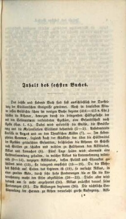 Thukydides' Geschichte des peloponnesischen Krieges : Griechisch und deutsch mit kritischen und erläuternden Anmerkungen. 6. Buch