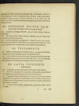 De Privilegiis Militum Quae ad eorum ultimas voluntates pertinent.