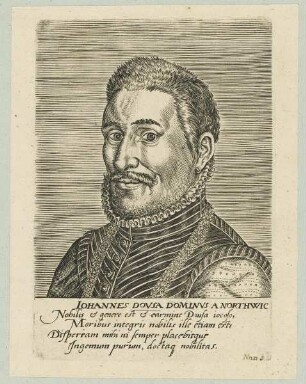Bildnis des Iohannes Dovsa, Dominvs a Northwic