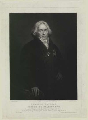 Porträt von Charles Maurice de Talleyrand-Périgord