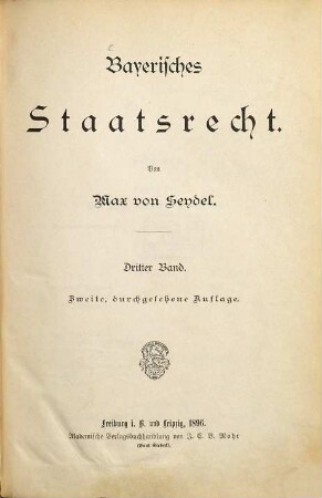 Bayerisches Staatsrecht, 3