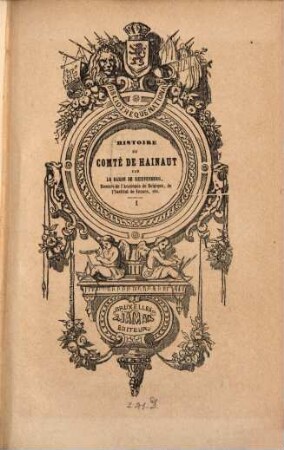 Histoire du Comté de Hainaut, 1
