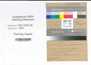 Entnazifizierung August Penning , geb. 18.08.1900 (Angestellter)