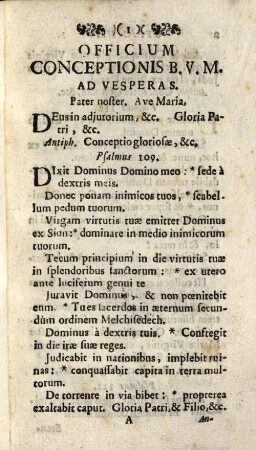 Officium Immaculatae Conceptionis Beatissímae Virginis Mariae