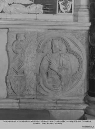 Grabmal von Donato Acciaiuoli - Grabmal von Donato Acciaiuoli (Fragment): Maria u. Joh. Ev.