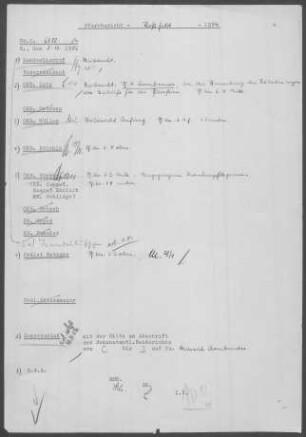 Roßfeld: Pfarrbericht 1954