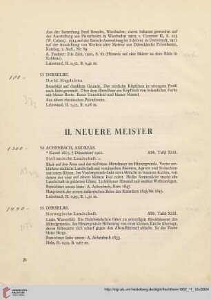 Gemälde Neuerer Meister (Nr. 54-169)