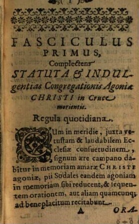 Fasciculi Devotionum collecti ex horto Myrrhino Cruois et amarae passionis Jesu Christi