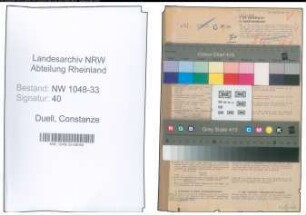 Entnazifizierung Constanze Duell , geb. 20.09.1891 (Lehrerin)
