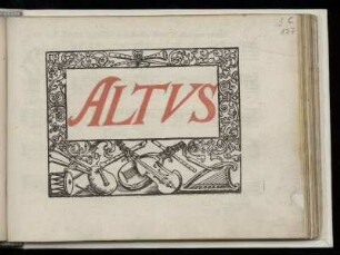 Opus decem missarum quatuor vocum. Altus