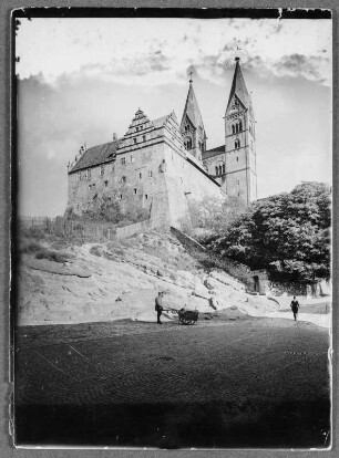 Vor der Burg in Quedlinburg