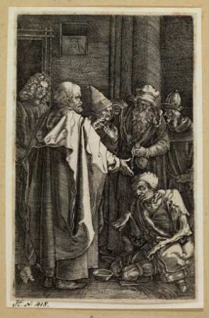 Petrus und Johannes heilen den Lahmen