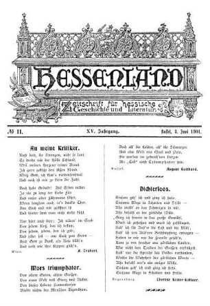 No. 11, 3. Juni 1901