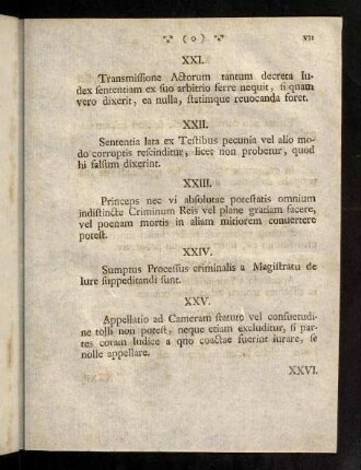 VII-VIII, XXI - XXXI