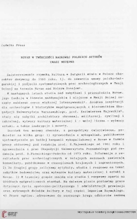 4: Novae w twórczości naukowej polskich autorów : uwagi wstępne