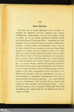 VII. Ancus Marcius