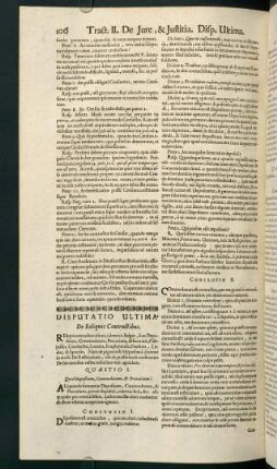 106-120, Disputatio Ultima