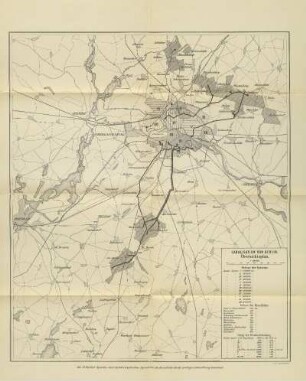 Canalisation von Berlin. Übersichtsplan
