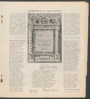 Homenaje a Cervantes